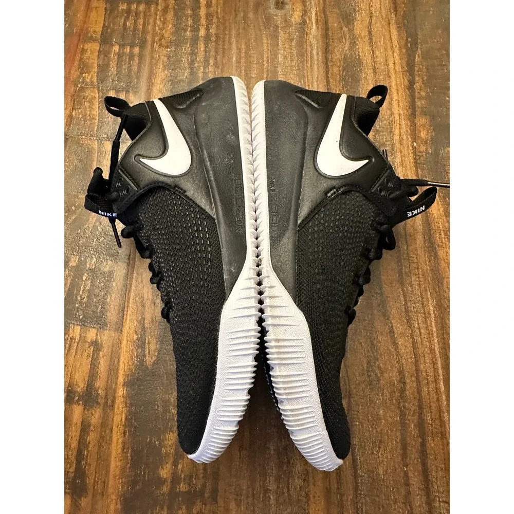 Nike Zoom Hyperace2 Volleyball Shoes AA0286-001 Black White Athletic Sneakers 9T